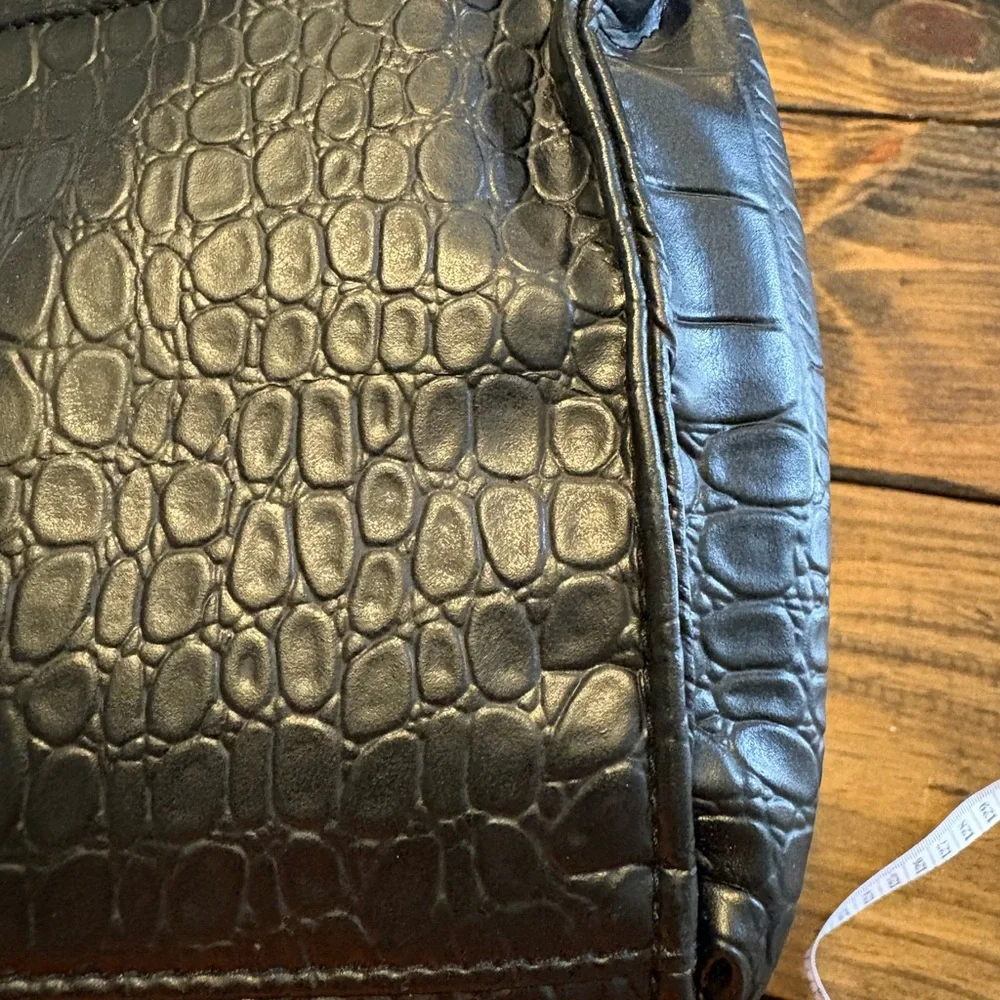 Braciano Signature Crocodile Embossed Tote